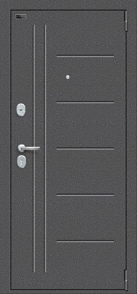 Дверь входная металлическая el'Porta Porta S 109.П29 Антик Серебро Bianco Veralinga