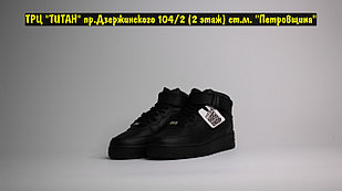 Кроссовки Z Nike Air Force 1 All Black MID