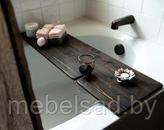 Полка-поднос на ванну деревянная "Элегант №26"