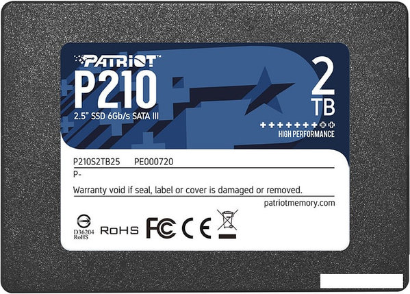 SSD Patriot P210 2TB P210S2TB25, фото 2