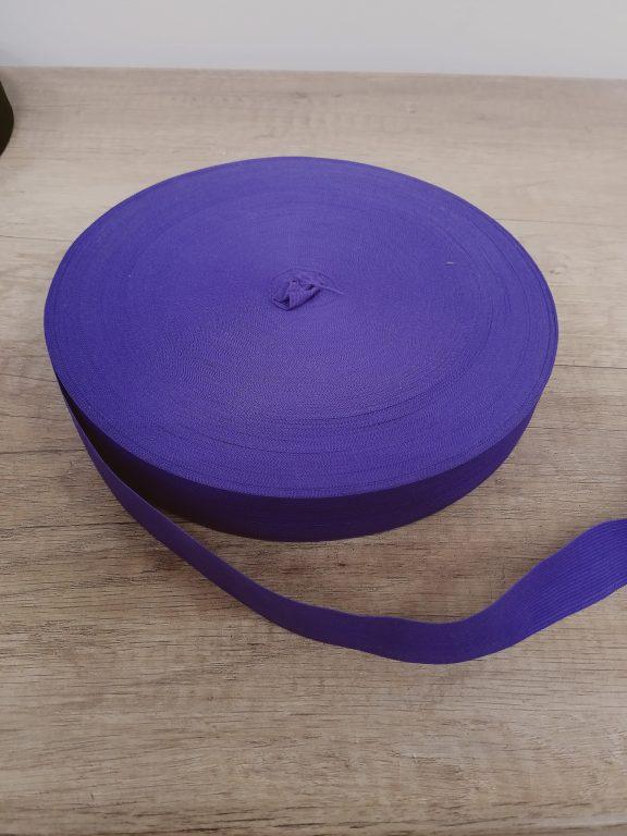 Тесьма вязаная окантовочная фиолетовая ширина 32мм