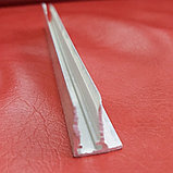 Торцевой замыкающий алюминиевый профиль 10мм 6м для монтажа поликарбоната, фото 2