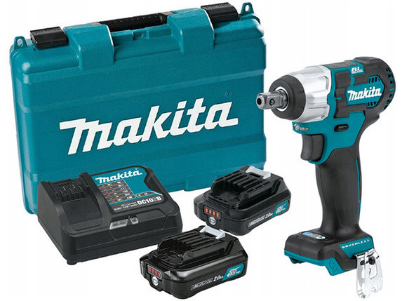 Аккум. ударный гайковерт MAKITA TW 160 DWAE в чемодане, фото 2