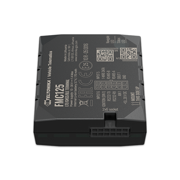 Автомобильный GPS трекер Teltonika FMC125 (поддержка 4G/3G/2G) - фото 2 - id-p136902884