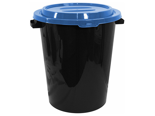 Бак с крышкой 40л (синий) (IDEA)