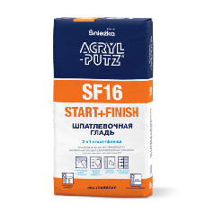 Шпатлевка Акрил-путц SF16 ACRYL-PUTZ START+FINISH (5кг)