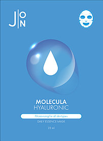 Маска для лица ГИАЛУРОНАВАЯ КИСЛОТА  MOLECULA HYALURONIC DAILY ESSENCE MASK 23 мл (J:ON)