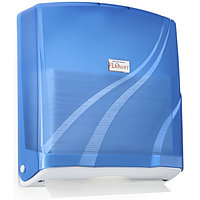 Диспенсер для листовых бумажных полотенец Z сложения (синий/белый), Flora, F070B, Турция, фото 1