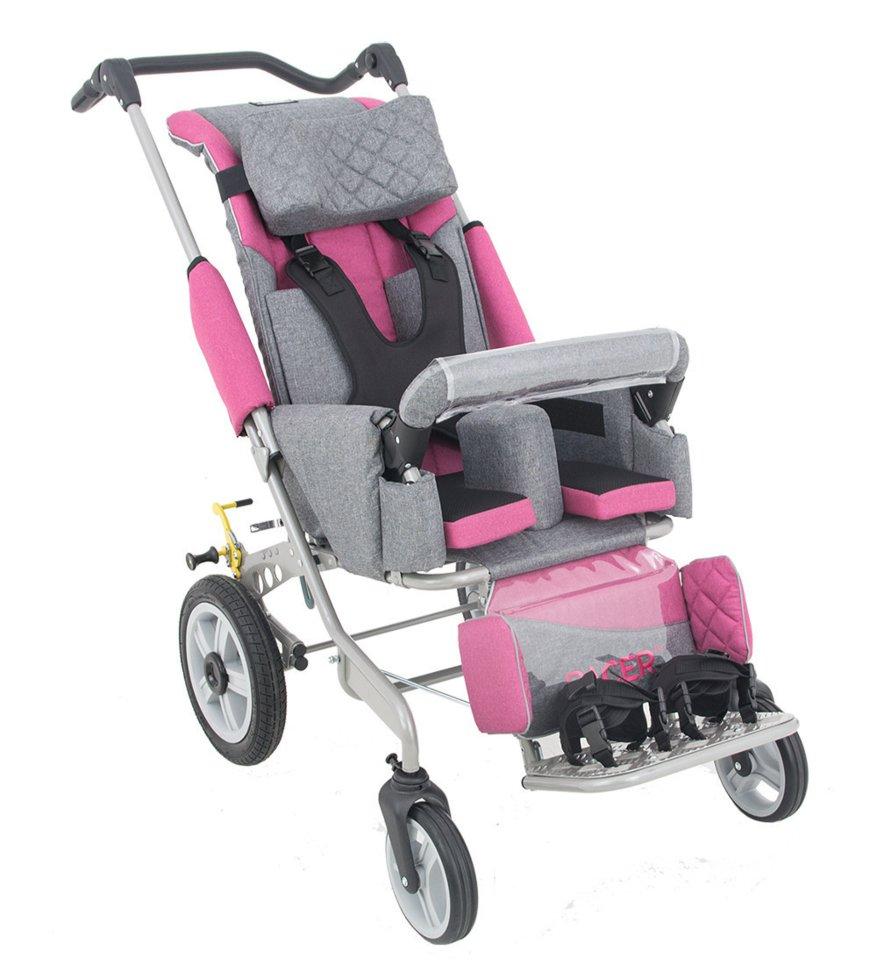 Инвалидная коляска для детей с ДЦП Racer Evo (размер 1) - фото 5 - id-p138611916