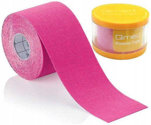 Кинезио тейп Qmed Kinesio Tape 5 см. х5 м., черный, фото 2