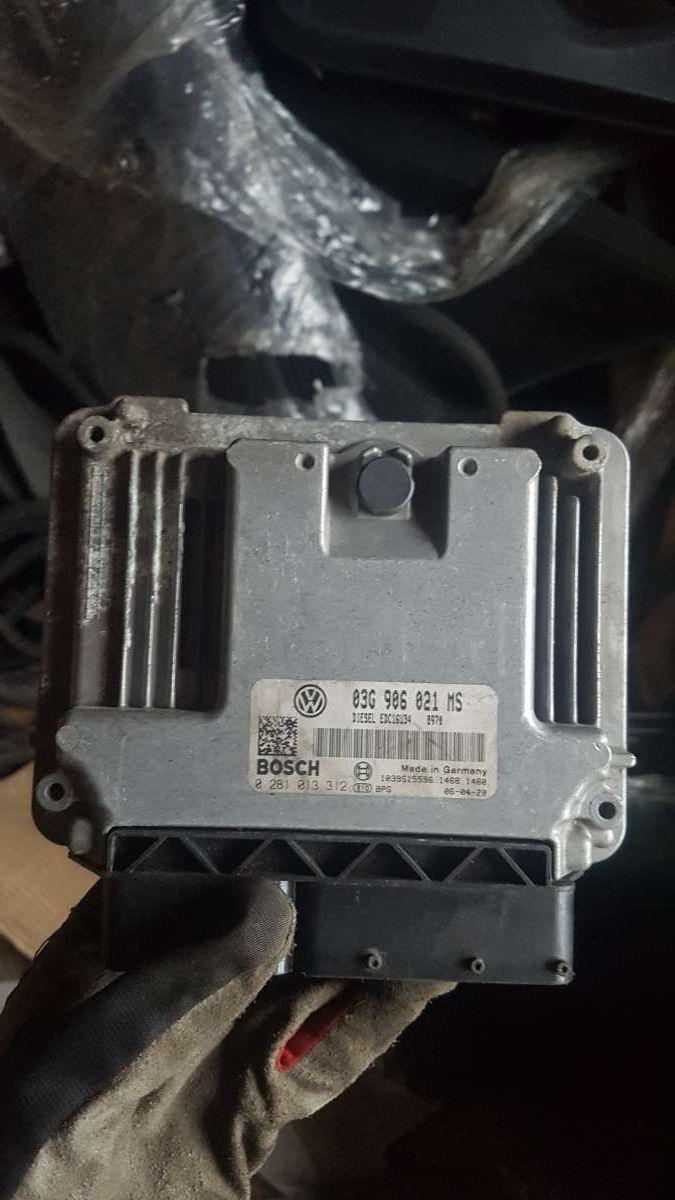 Блок управления двигателем 03G906021MS Volkswagen Passat B6, Фольксваген Пассат Б6 2005-2010 гг.в.
