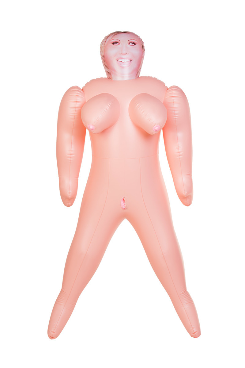 Кукла надувная Isabella, толстушка, TOYFA Dolls-X, с двумя отверстиями, 160 см