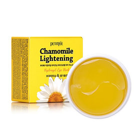 Гидрогелевые патчи для глаз РОМАШКА Chamomile Lightening Hydrogel Eye Mask (PETITFEE), 60 шт