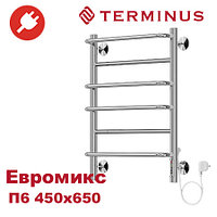 Полотенцесушитель электрический Евромикс П6 450х650 TERMINUS