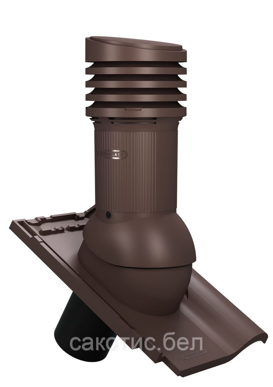 Вентвыход TILE EVO с отводом конденсата, неизолированный неутепленный Ф125 - фото 3 - id-p138625865