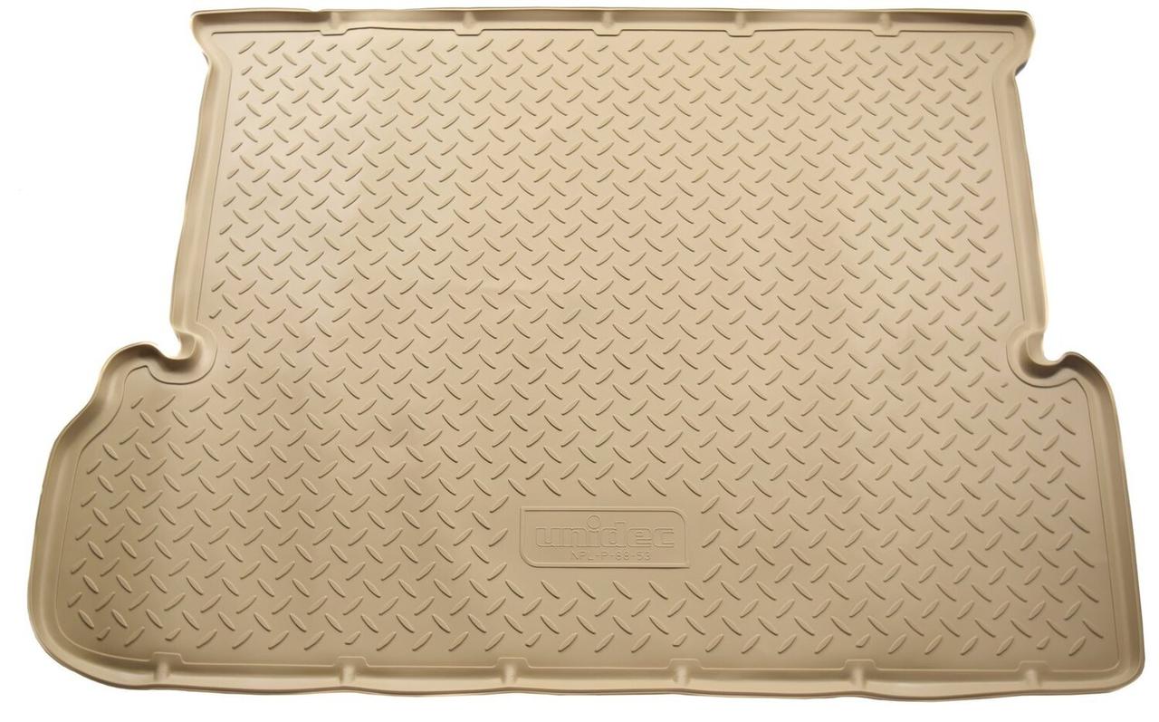 Коврик багажника Norplast для Toyota LC-150 Prado (J150) (2010) (7 мест) бежевый NPL-P-88-53-B