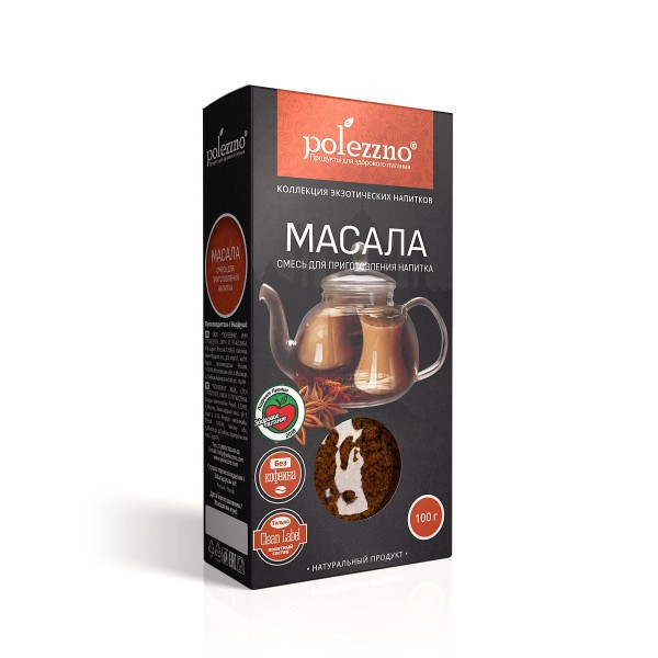 Смесь пряностей "Масала Чай", 100 гр Polezzno
