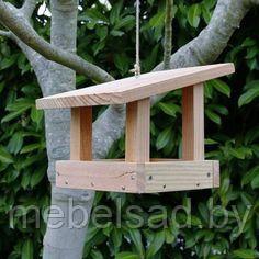 Кормушка для птиц садовая деревянная "Домик №28" - фото 1 - id-p138650370