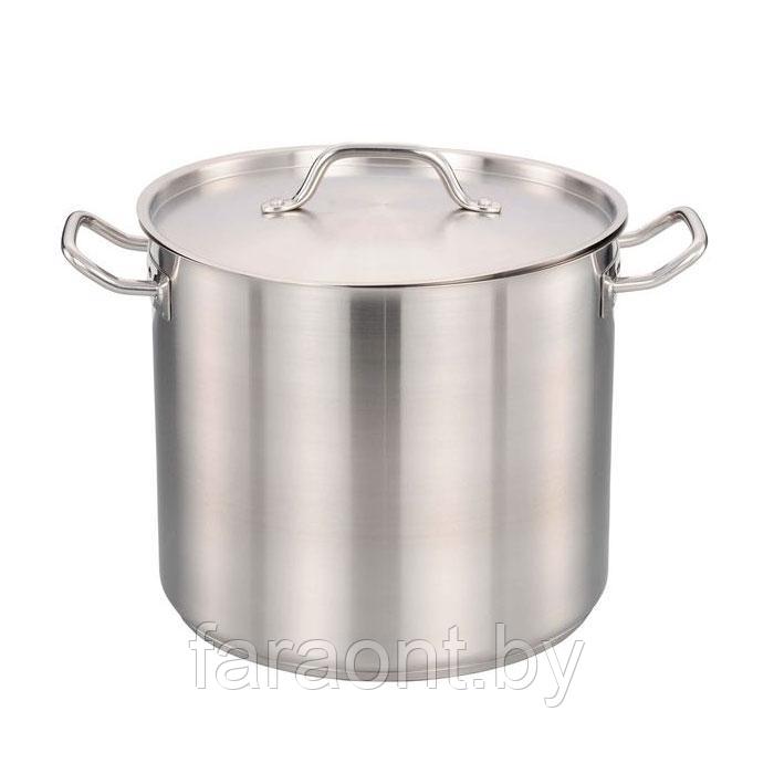 Кастрюля из нержавеющей стали INDOKOR PROFESSIONAL с крышкой 24Х24см 10 ...