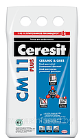 Ceresit/СМ 11 Plus/ Раств.сух.облиц.смесь (д/керам.плит и греса на недефор.осн.)  5кг