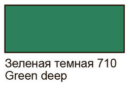 Decola акриловая краска по стеклу и керамике 50 мл, зеленая темная