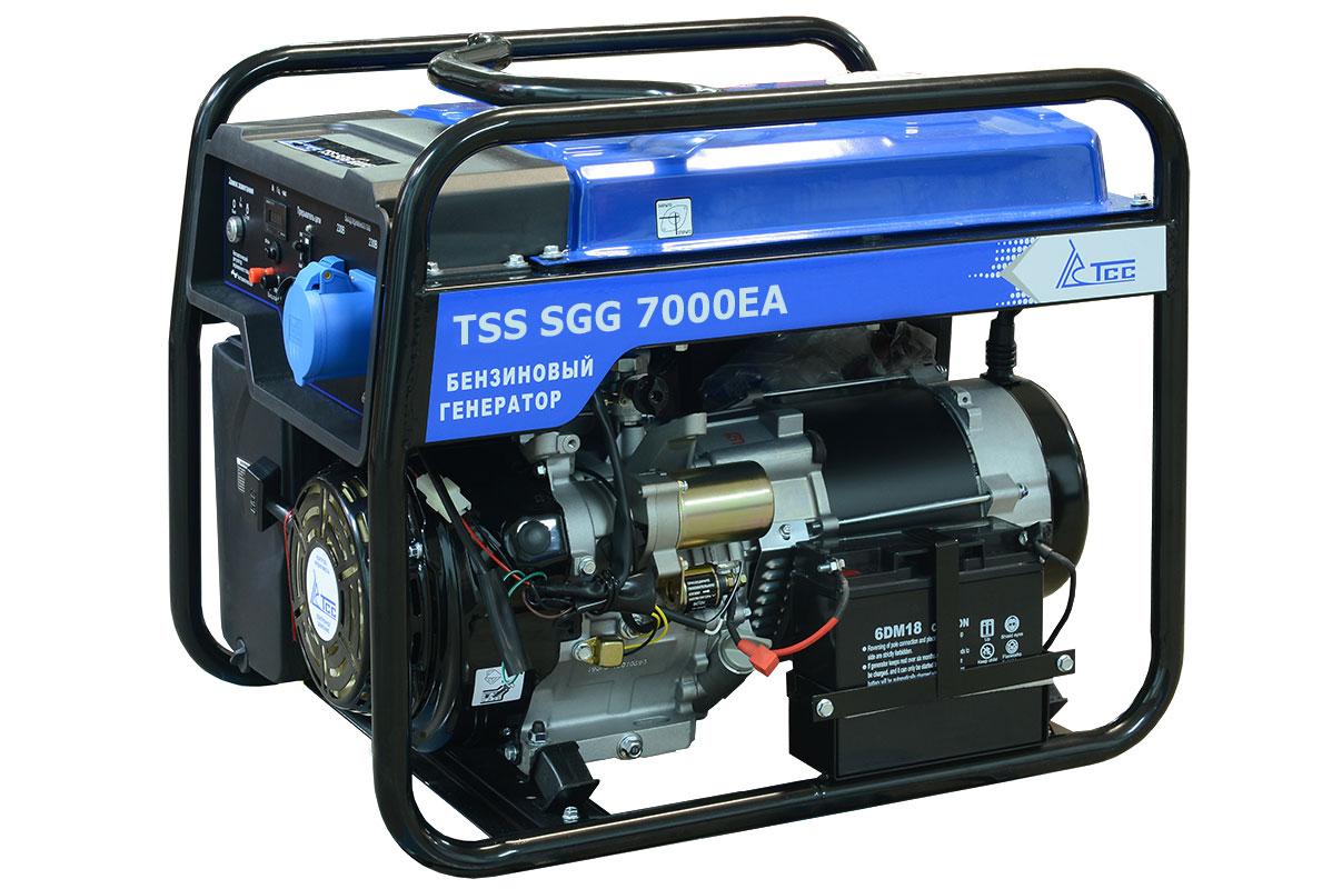 Бензогенератор TSS SGG 7000EA (7 кВт, 220В) - фото 1 - id-p138684951
