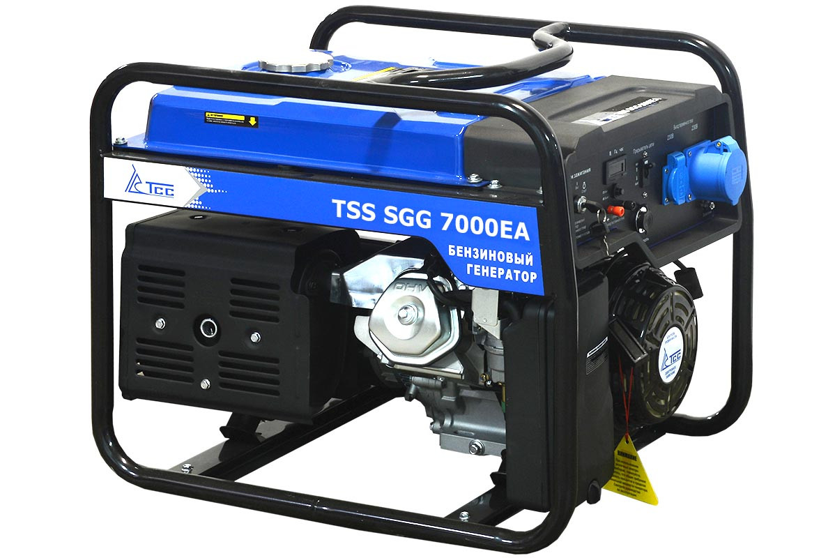 Бензогенератор TSS SGG 7000EA (7 кВт, 220В) - фото 2 - id-p138684951