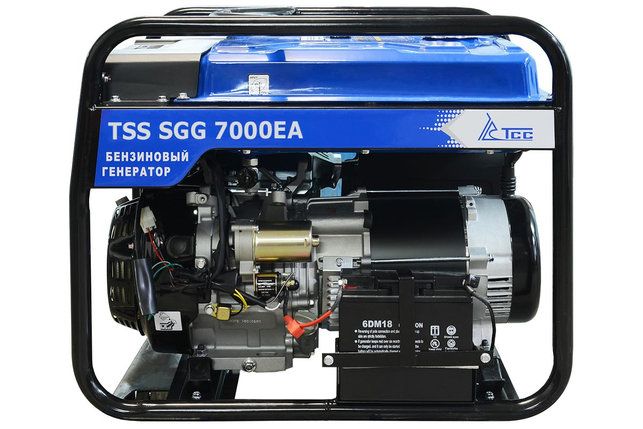 Бензогенератор TSS SGG 7000EA (7 кВт, 220В), фото 2