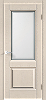 Дверное полотно SoftTouch SoftTouch ALTO 6 700х2000 цвет Ясень капучино структурный стекло Мателюкс, контур №1