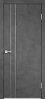 Дверное полотно Экошпон TECHNO облегченное М2 700х2000 цвет Муар темно-серый
