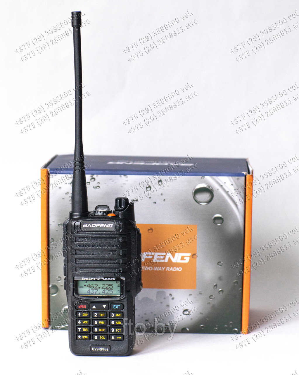 Рация Baofeng UV-9R Plus (IP67, 8w, III режима мощности) радиостанция портативная - фото 7 - id-p138692252