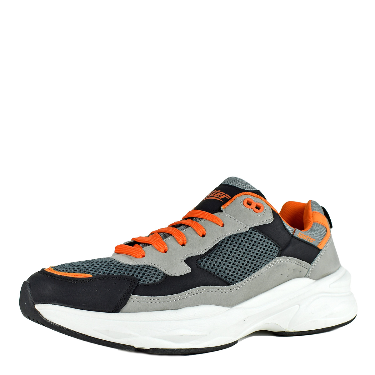 Кроссовки мужские Spotter арт.827256-Серый,р-ры:40-45