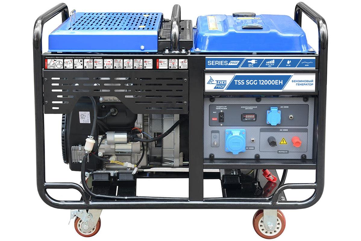 Бензогенератор TSS SGG 12000EH (12 кВт, 220В) - фото 2 - id-p138692540