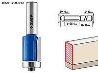 Фреза кромочная с нижним подшипником ЗУБР 19x25.4мм, хвостовик 12мм