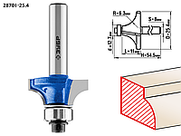 Фреза кромочная калевочная №1 ЗУБР 25.4x11мм, радиус 6.3мм