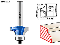 Фреза кромочная калевочная №1 ЗУБР 22.2x9мм, радиус 4.8мм