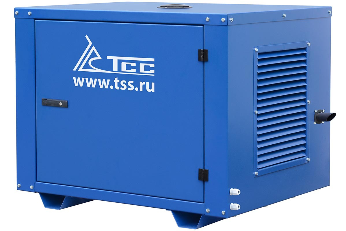 Бензогенератор TSS SGG 16000EH3 в кожухе (16 кВт, 380В)