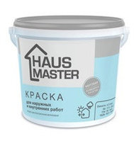 Краска HAUS MASTER NEW белая для  наруж. и вн. работ 1,0 л (1,4 кг)