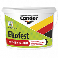 Краска ВД "Ekofest" (Экофест), ведро 1 л (1,5 кг)