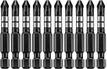 Биты профессиональные KRAFTOOL Impact Pro, Pozidriv, E 1/4", PZ2, 50мм, 10шт, в пласт. боксе, фото 2