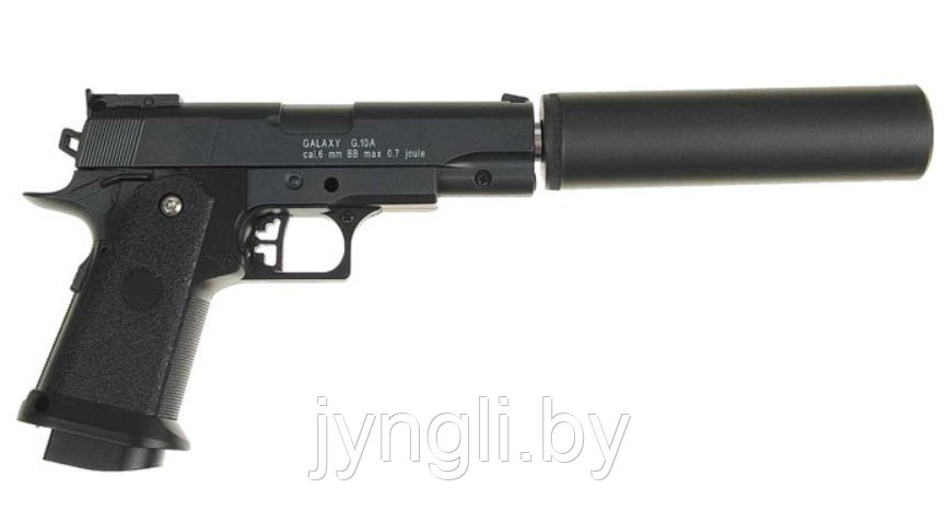 Страйкбольный пистолет Galaxy G.10A 6 мм (копия Colt 1911) - фото 3 - id-p138710215