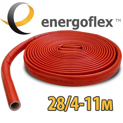 Теплоизоляция для труб ENERGOFLEX SUPER PROTECT красная 28/4-11м, фото 2