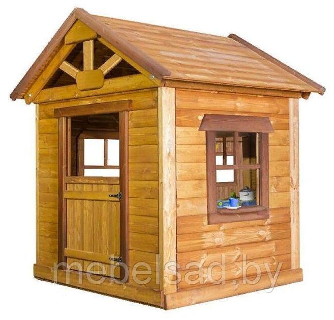 Детский деревянный домик "Теремок №25" Д1200мм*Ш1200мм*В2000мм