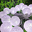 Гирлянда Новогодняя Шар хлопковый Тайские фонарики 20 шаров, 5 м Голубая, фото 5