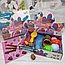 Набор для детского творчества умный кинетический песок Genio Kids Кексики разноцветные 1 кг (песок 2 цветов по, фото 5