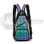 Светящийся рюкзак-сумка Хамелеон, светоотражающий неоновый мини рюкзак Молния, фото 6
