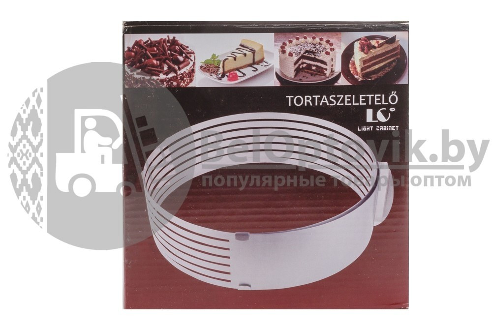 Форма для выпечки коржей (для торта) кольцо раздвижное с прорезями 16-20 см - фото 6 - id-p138769058