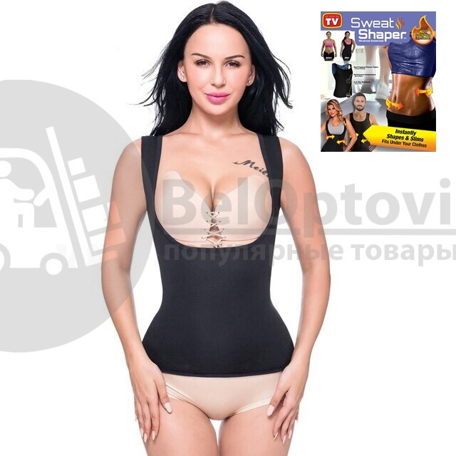 Майка для похудения Sweat Shaper, mens-womens L/XL Женская / Упаковка пакет - фото 9 - id-p138766248