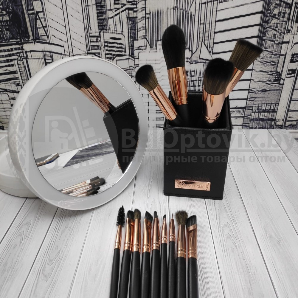 Набор кистей Premium класса с подставкой BH Signature Rose Gold 13 (кистей) Piece Brush Set Нежный мраморно - - фото 8 - id-p138767286