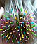 Массажная расческа Rainbow Volume Brush EYECANDY (препятствует запутыванию волос), фото 5